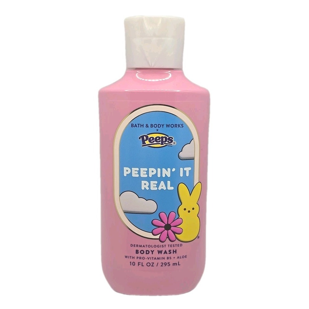 Bath & Body Works Peepin' It Real PEEPS Body Wash Gel‎ 10 oz New